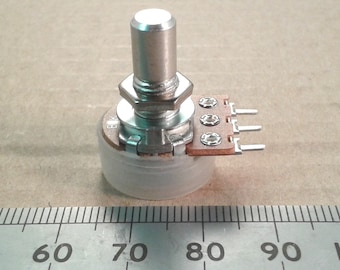 Linear Taper Potentiometer 6.3mm 0.25" Round Shaft 16mm B RSP63