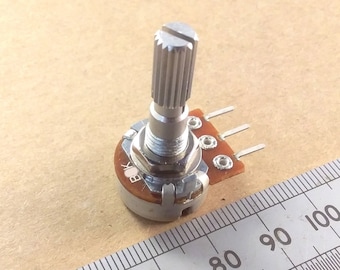 B2K 11 Detent Potentiometer Splined Shaft Mixer Pot Multiple Click B T1811P