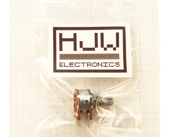 Dual Gang Potentiometer Logarithmic Audio Track Splined Shaft A ST