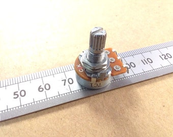 Reverse Logarithmic Potentiometer Solder Lug Connection Splined Shaft C T18SL