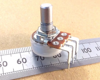 Equalizer Potentiometer Vertical Mount 6.35mm 0.25 Inch Round Shaft W20K W VR63