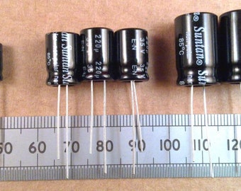 Bipolar Non Polar Electrolytic Capacitors Reversible NP Various Values