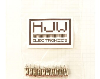 LES Filament Light Bulb 6V or 12V 50mA T1.5 E5 Screw In Miniature Indicator Lamp