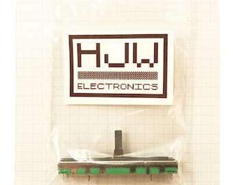 Stereo Slider 45mm Travel Dual Log Fader Potentiometer A50K 60mm Length