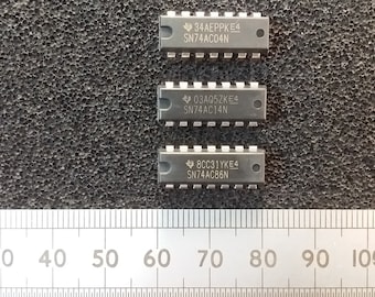 74AC CMOS High Speed Fast Logic Gate Chips DIL IC Texas Instruments