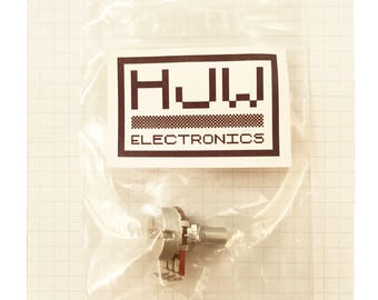 41 Detent Click Potentiometer 6.0mm D Shaft Solder Lug 16mm Linear B100K DSL41