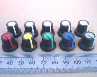 Potentiometer Volume Control Mixer Knobs for 6mm D-Shaft