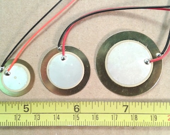 Piezo Speaker Piezoelectric Sounder Contact Microphone 20mm 27mm 35mm