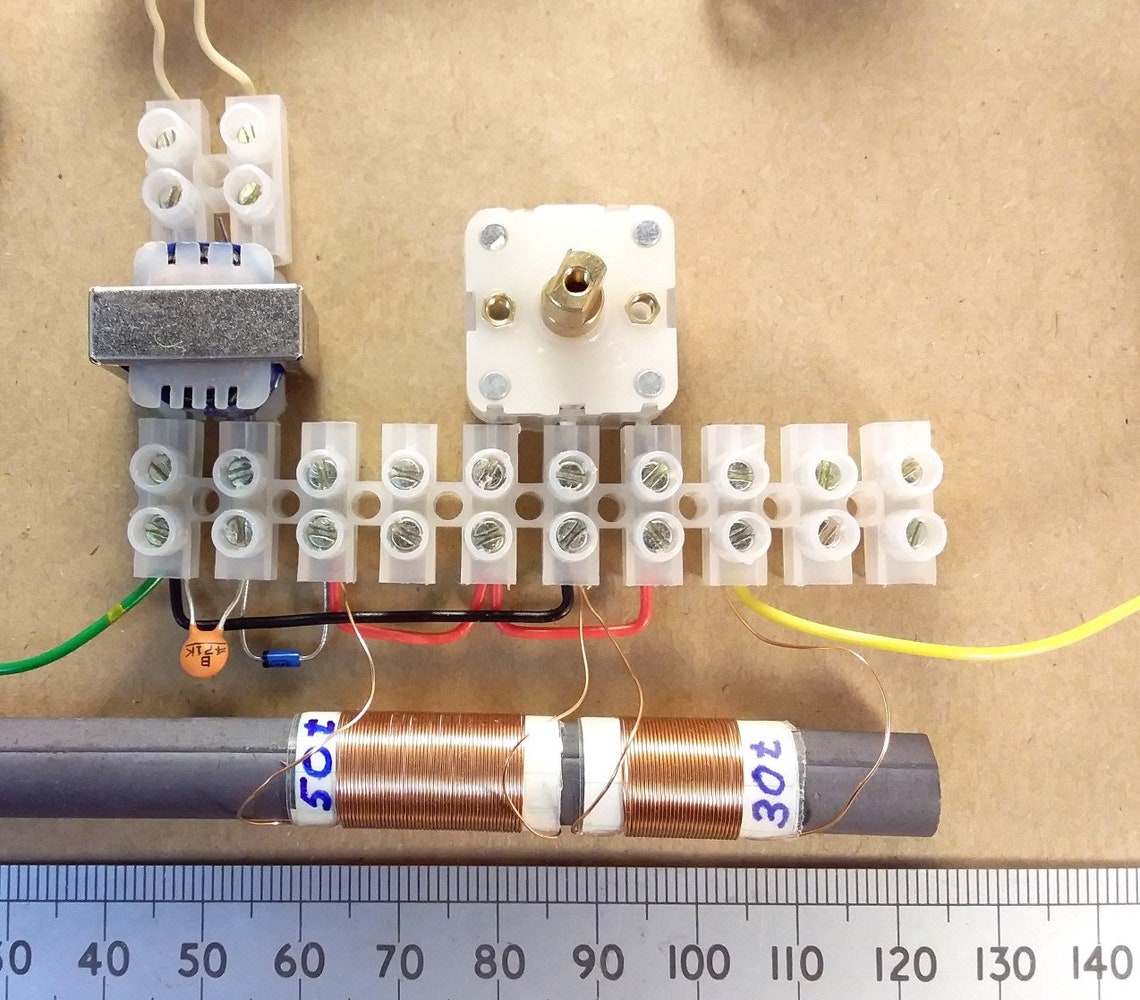 Portable Crystal Set Radio Kit of Electronic Parts Solderless Etsy UK