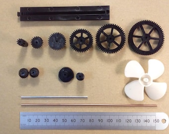 Miniature Plastic Cog Gears, Rack Bevel Fan Or 2mm Shaft Mechanical Parts