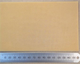 Plain Matrix Circuit Board 160 by 100mm SRBP Electronic Prototype 0.1 inch Pitch No Copper