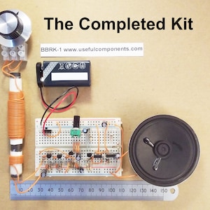 Radio Kit Six Transistor Using Solderless Breadboard AM MW Receiver with Fully Detailed Online Instructions image 4