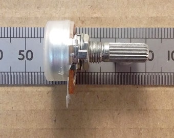 W20K W100K Centre or No Detent Equalizer Potentiometer Splined Shaft W