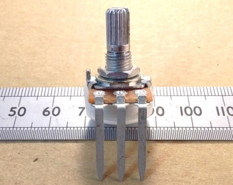 Vertical Potentiometer PCB Long Pin Splined Shaft Mono Pot 16mm Linear B VT18L