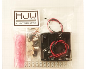 Alternate Flashing Light Flip-Flop Terminal Strip Kit Of Electronic Parts