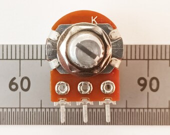 POTENZIOMETRO/POTENTIOMETER 50 KOhm 50K Lineare Con MANOPOLA/with Knob - Foto 12