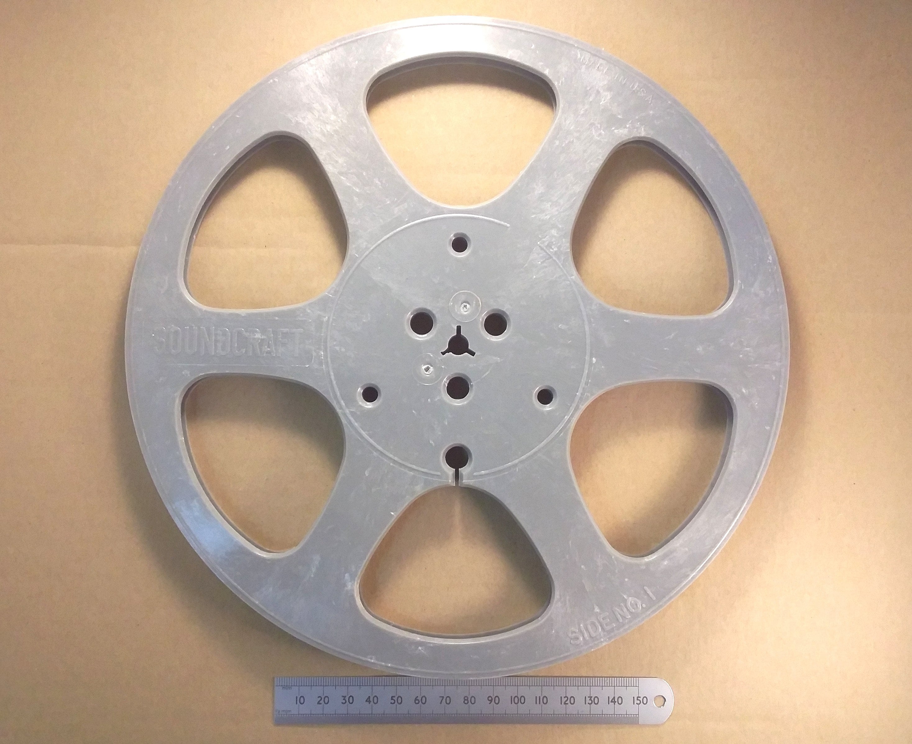 10.5 Inch 267mm Reel Recording Empty Take up Tape Spool by Soundcraft  Standard Small Center Hole -  Sweden