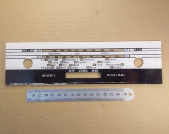 Perspex Tuning Scale Roberts R404 Lucite 3