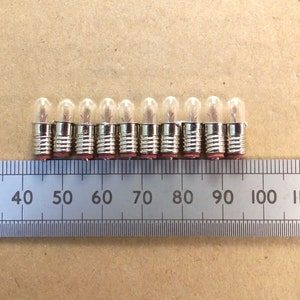 Ampoule à filament LES 6 V ou 12 V 50 mA T1.5 E5 Voyant lumineux