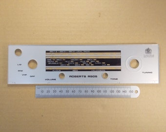 Radio Tuning Scale Roberts R505 Perspex