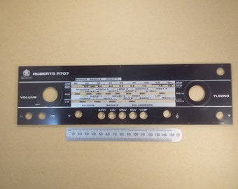 Roberts R707 4 Band Transistor Radio Tuning Scale