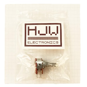 Switched Volume Potentiometer Single Mono 16mm Splined Audio Pot A SW