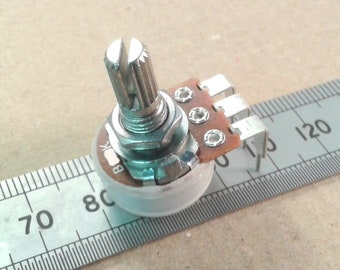 Potentiometer Linear Track Vertical PCB Mount Splined B VT18