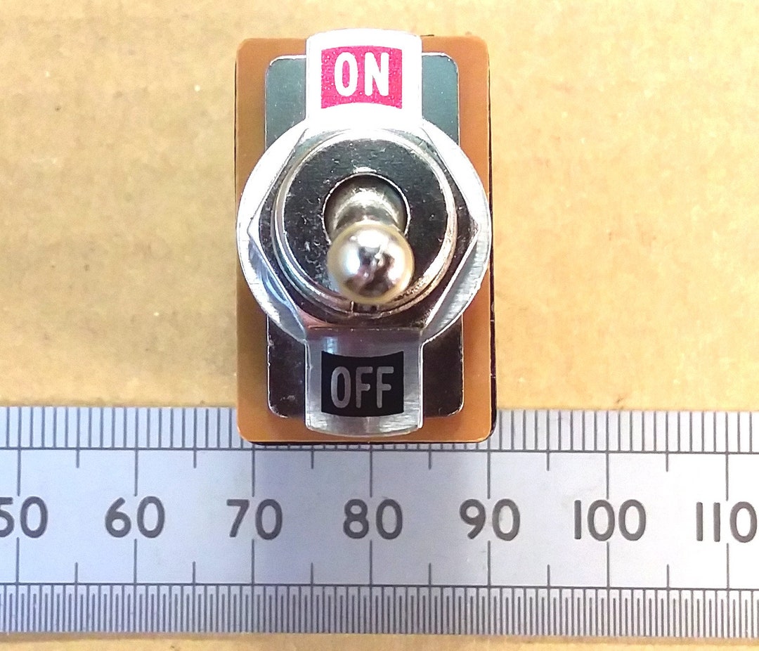 Mains Power Toggle Switch DPDT 250V 1.5A with On Off Plate Etsy 日本