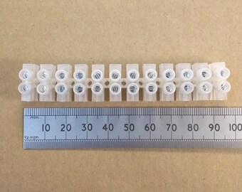 12 Way Electrical Terminal Strip Block 3A 250V