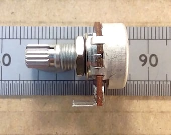 Potentiometer A5K 41 Detent 17mm Log 5K T18 Splined Shaft Multi Click T18RP41