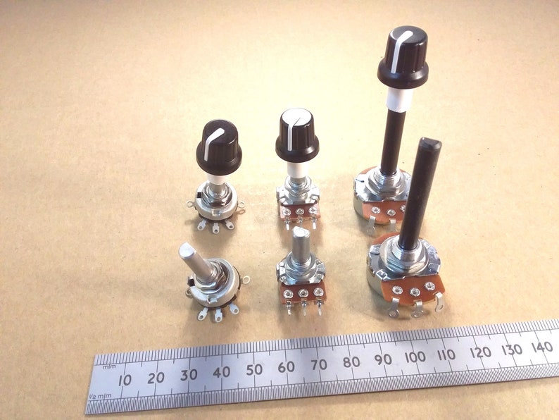 Through Panel Extension Volume Control Knob for Metric 6.0mm Etsy