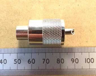 PL259 CB Radio Standard Coaxial Connector Plug For 5mm RG58 Co-ax Cable