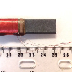 Flat Bar Ferrite Rod And MW AM Coil, 525uH Loopstick Antenna 55 x 12 x 5mm