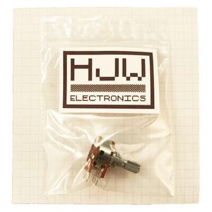 May include: A clear plastic bag containing an electronic component. The component is silver and brown with multiple pins. A white label with the text "HJW ELECTRONICS" is visible.