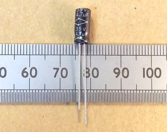 thumbnail image 2 of 4pcs Nichicon VP 220uF 25v Radial Electrolytic Capacitors, BP NP Bi-polar, MPN:3.9M100 2 of 6