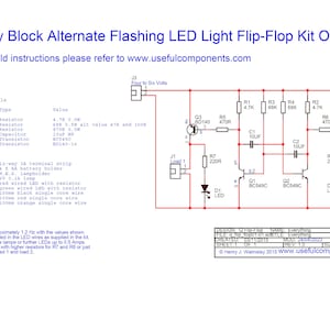 Alternate Flashing Light Flip-flop Choccy Block Terminal Strip Kit of ...
