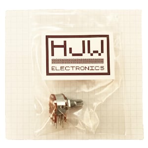 Stereo Linear Potentiometer 16mm Lin Taper T18 Splined Shaft B ST