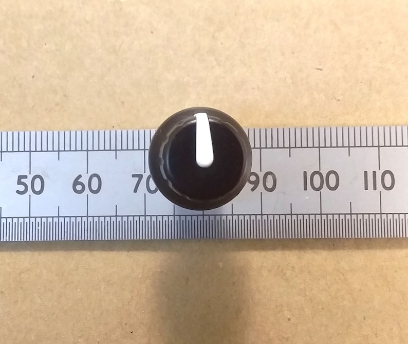 Through Panel Extension Volume Control Knob for Metric 6.0mm Flatted D