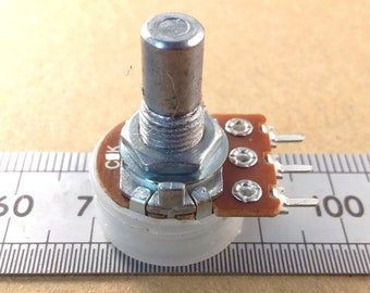 Potentiometer anti-logaritmisch 6,0 mm ronde as anti-log omgekeerde C-trackpot RSP60
