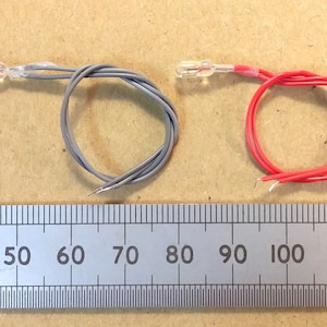 Grain of Wheat Miniature Light Bulb Lamps With Wire Leads 3V or 6 Volt