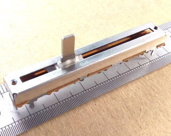 Stereo Slider 45mm Travel Dual Linear Fader Potentiometer B10K 60mm Length
