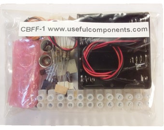 Alternate Flashing Light Flip-Flop Choccy Block Terminal Strip Kit of Electronic Parts 5060971140025