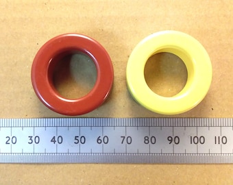 T130 Iron Powder Toroid Radio Inductor Core Amidon Micrometals Toroidal Coil Form T-130