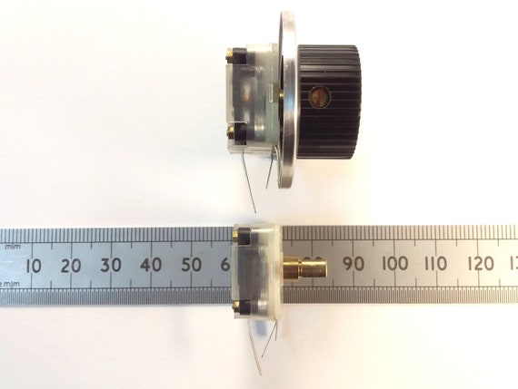 Control Knob With Aluminium Skirt 0 to 10 or Pointer