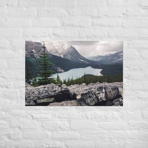 Peyto Lake Banff Fotografie Druck, Banff Nationalpark, Alberta Kanada