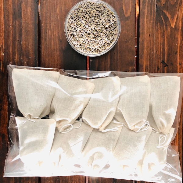 Eco friendly Naturally Aromatic Lavender Sachet Bags - For Storage, Drawer, Closet