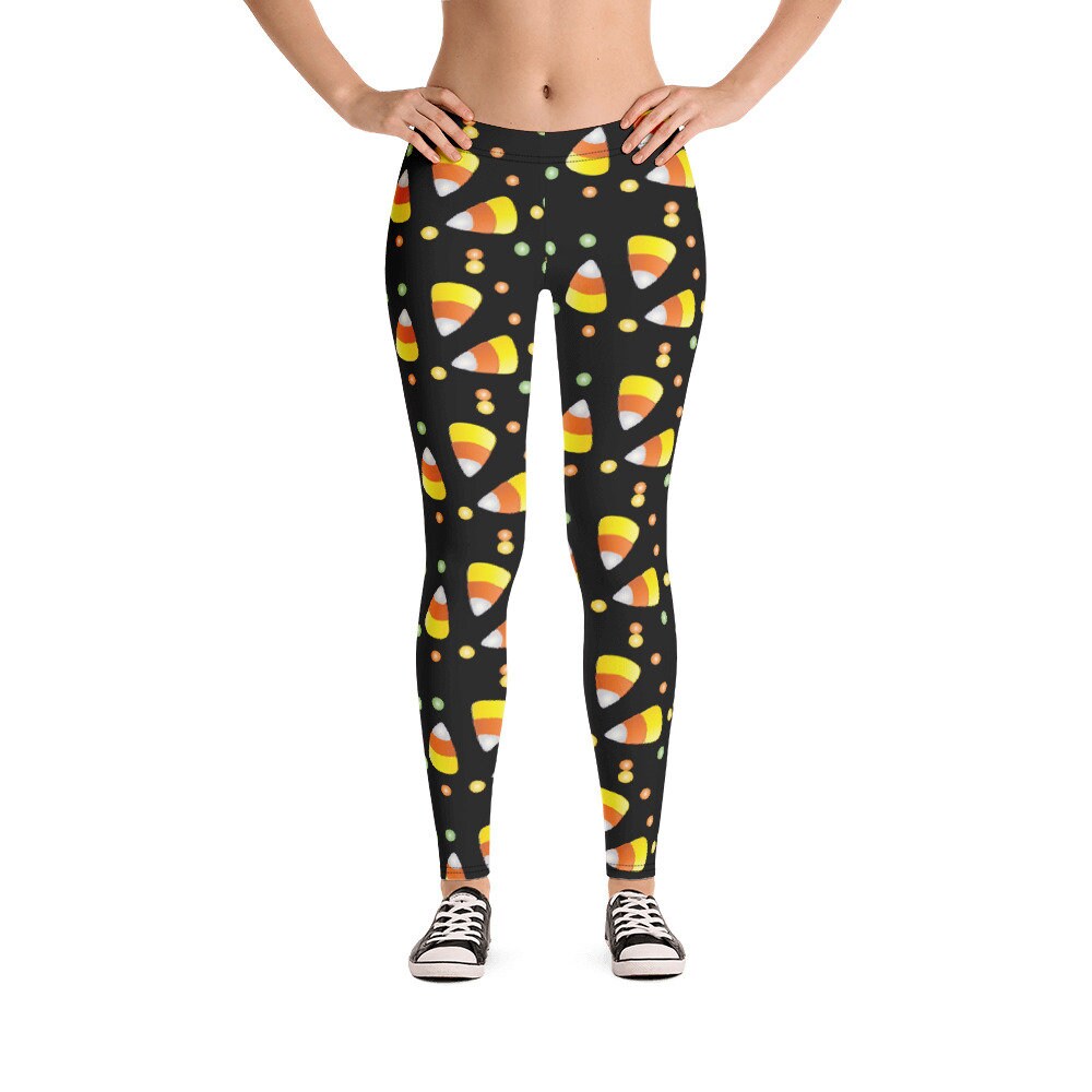 Candy Corn Leggings Etsy