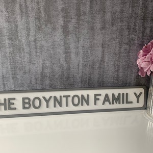 CUSTOM STREET SIGN - Cartello con nome di famiglia in legno - Cartello stagionale per la casa - Cartello stradale personalizzato