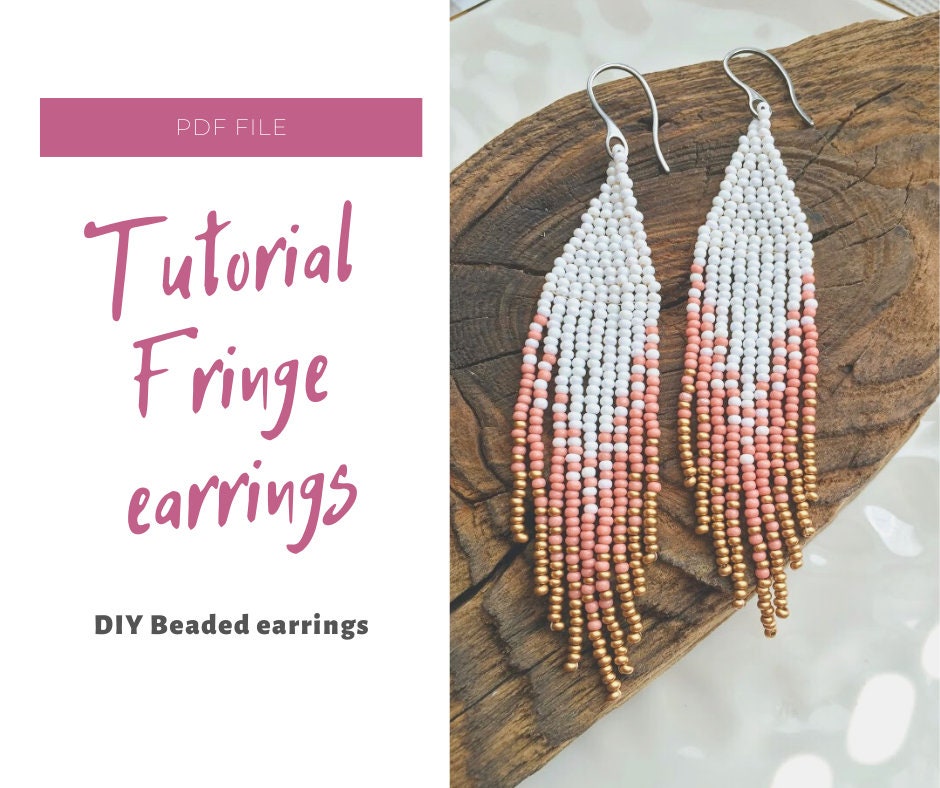 How to Make Beaded Wire Earrings - Easy Tutorial