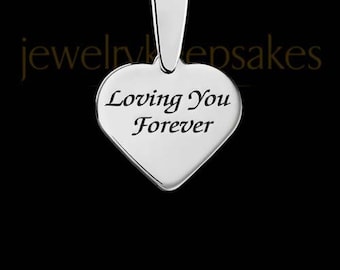 Add Engraved Text To The Back Of A Pendant